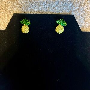 JCrew pineapple earrings